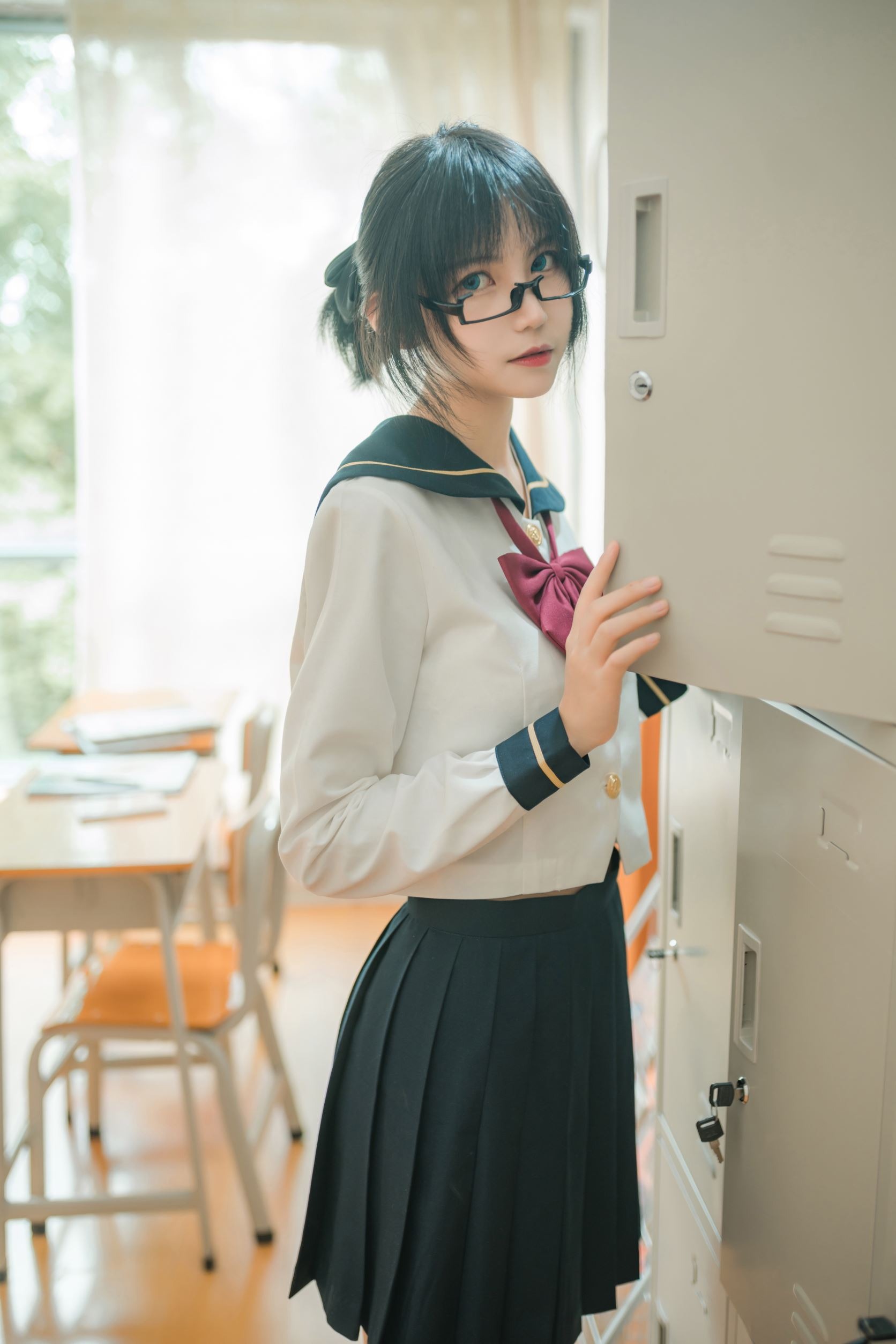 逐月 - NO.027 Su  自宅jk [34P]-XikXak